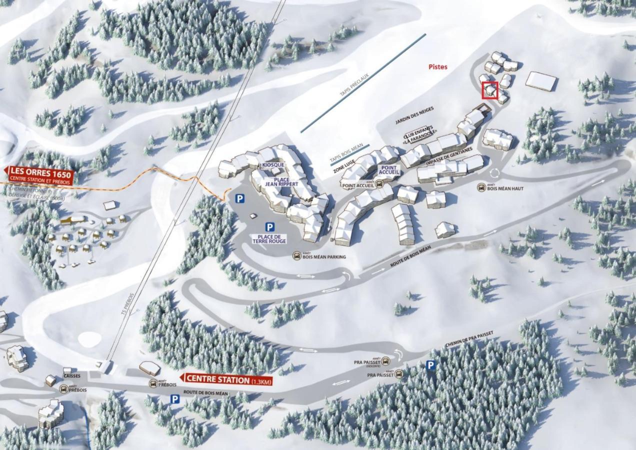 Cosy Cottage 1800 - Pied Des Pistes - Piscine, Sauna, Parking Privee Les Orres Luaran gambar