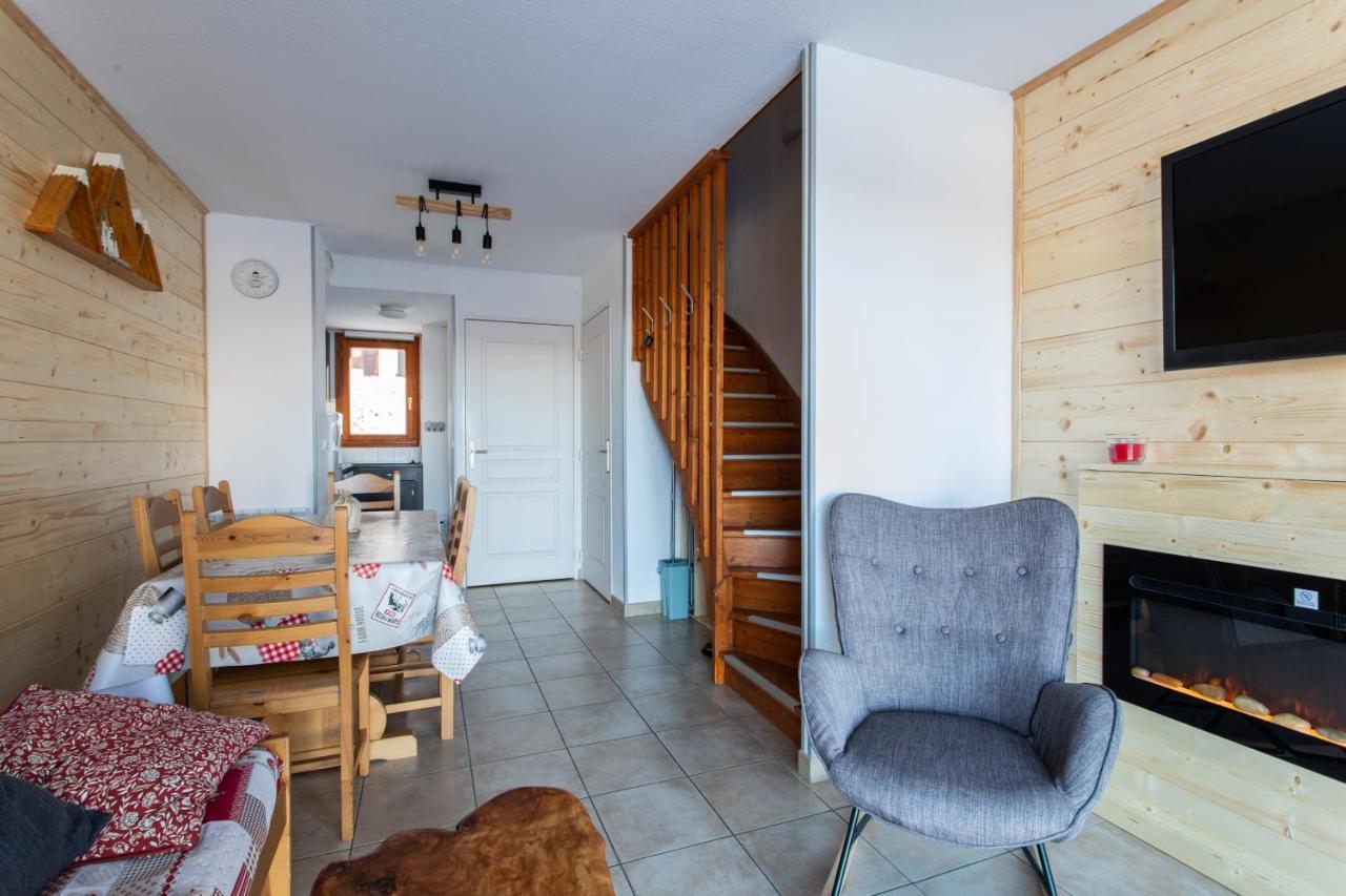Cosy Cottage 1800 - Pied Des Pistes - Piscine, Sauna, Parking Privee Les Orres Luaran gambar